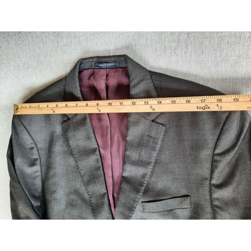 Ing. Loro Piana Super 130s Cremieux 46r Padded Single Breasted Button Blazer View 3